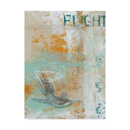 June Erica Vess 'Flight Orange' Canvas Art,14x19